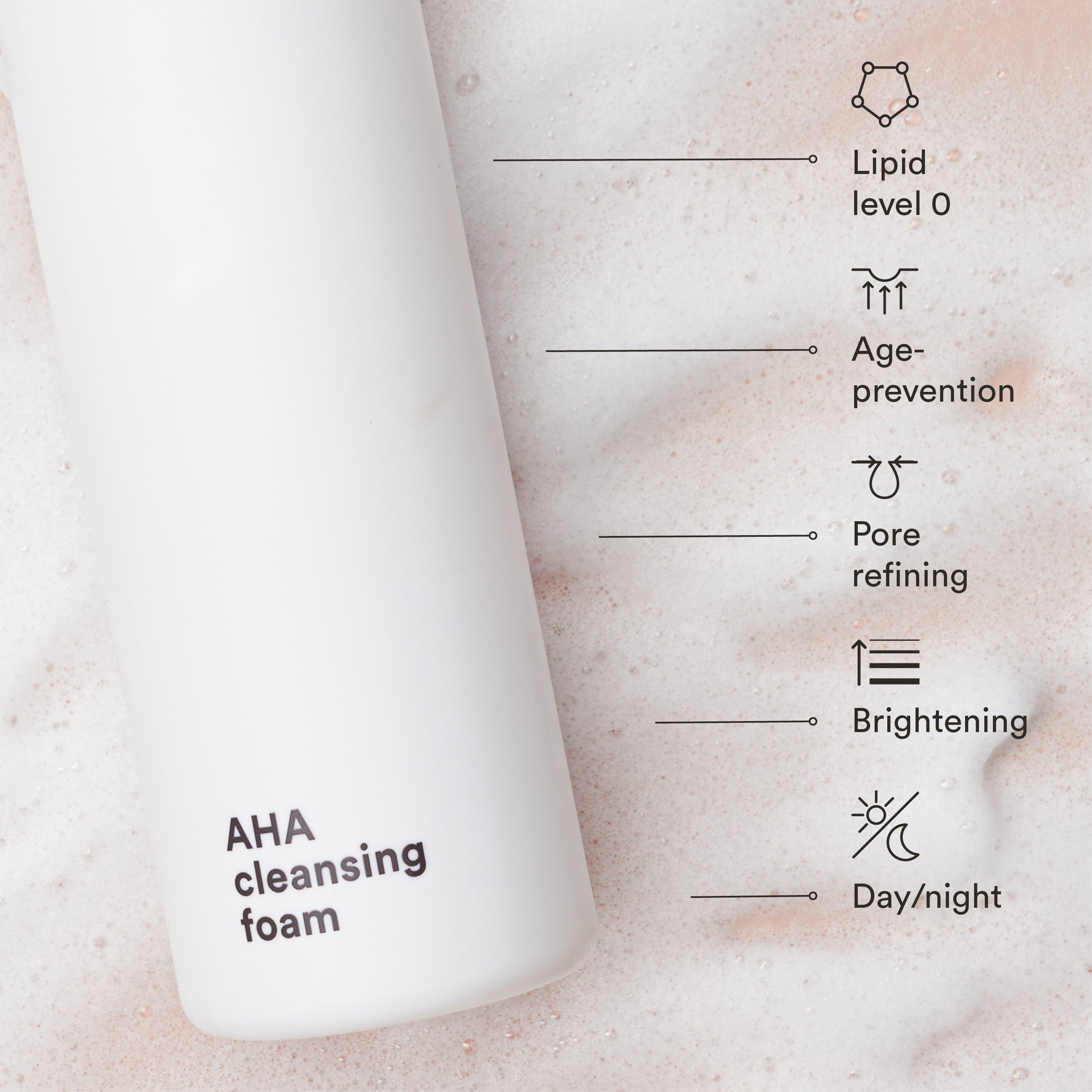 AHA cleansing foam