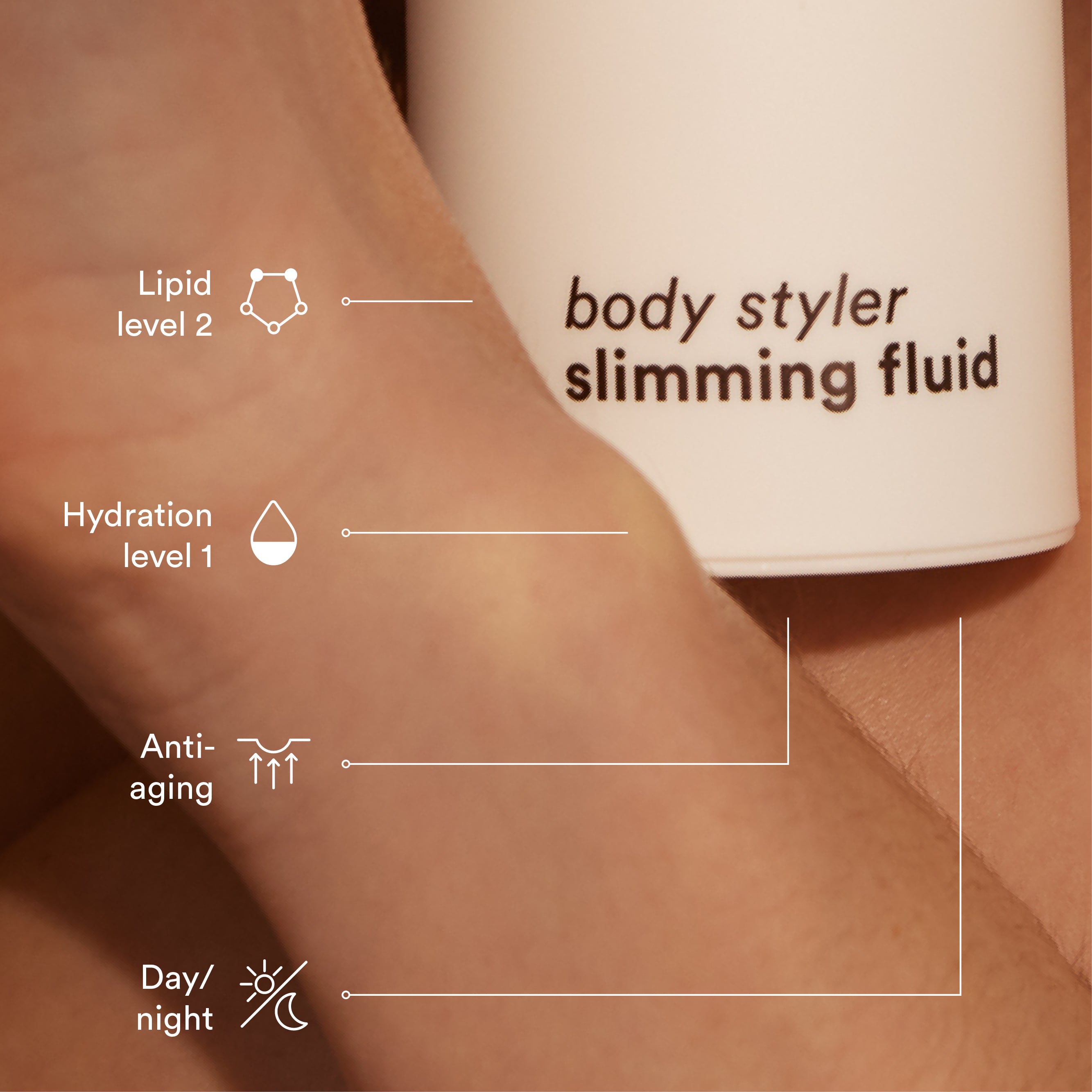 Body styler slimming fluid