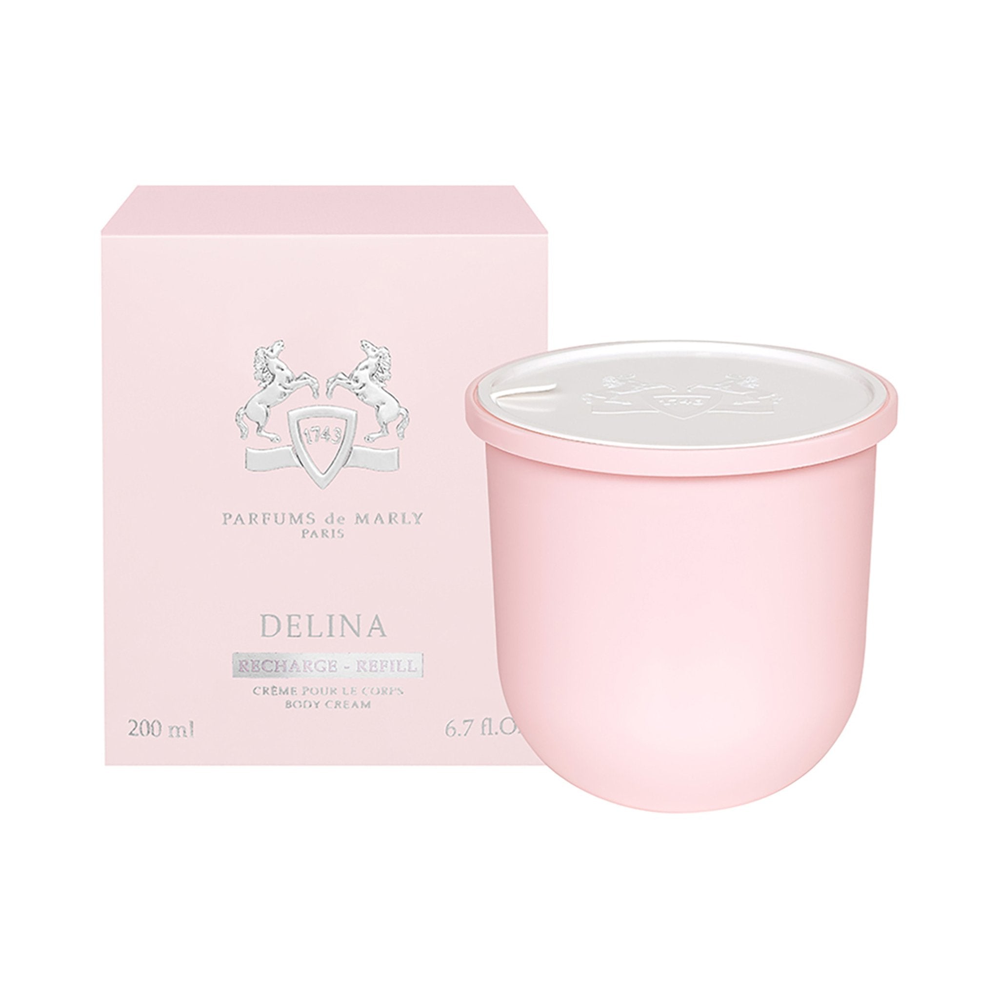 Parfums de Marly Delina Body Cream Refill 200ml mit Verpackung