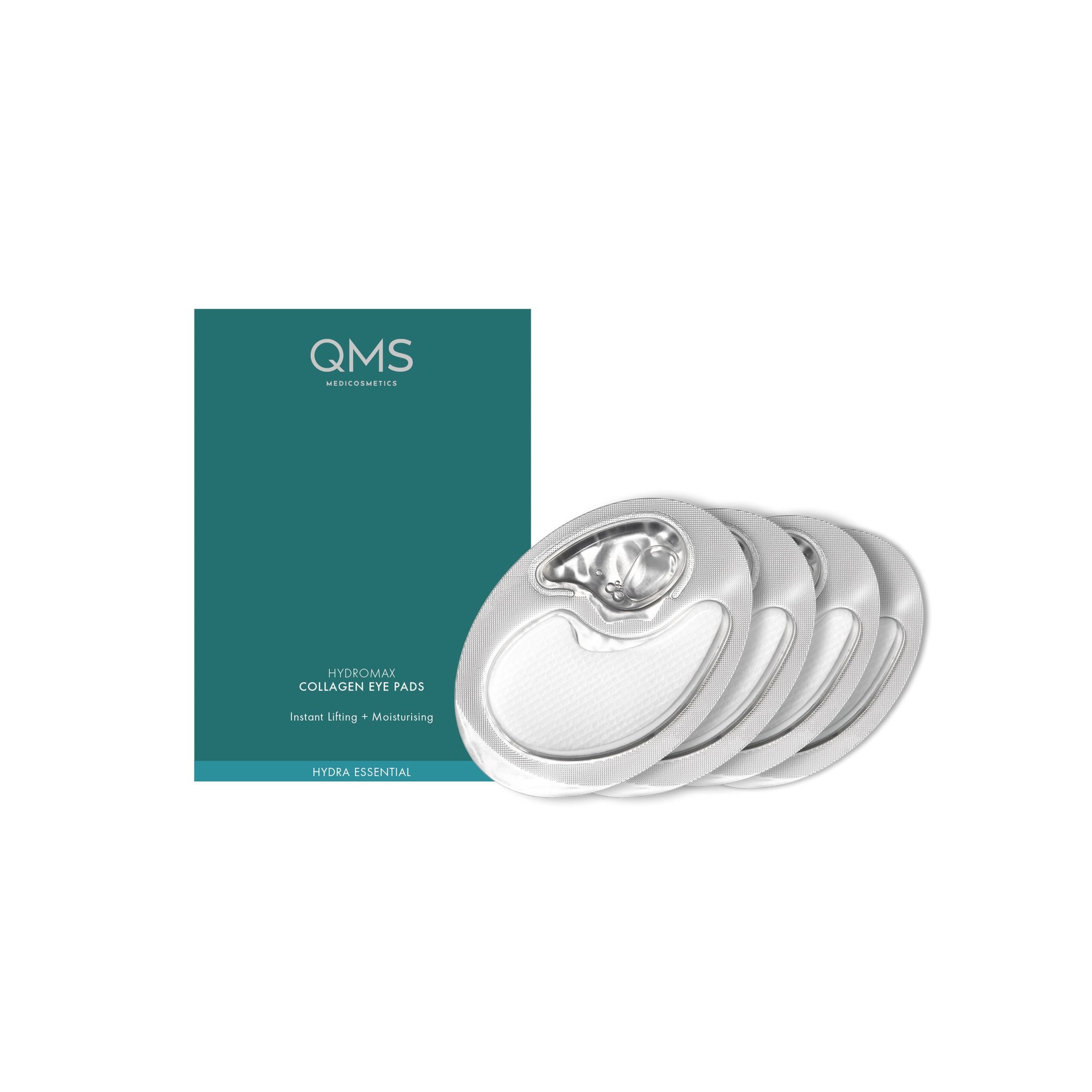 QMS Advanced Collagen Eye Pads mit Verpackung