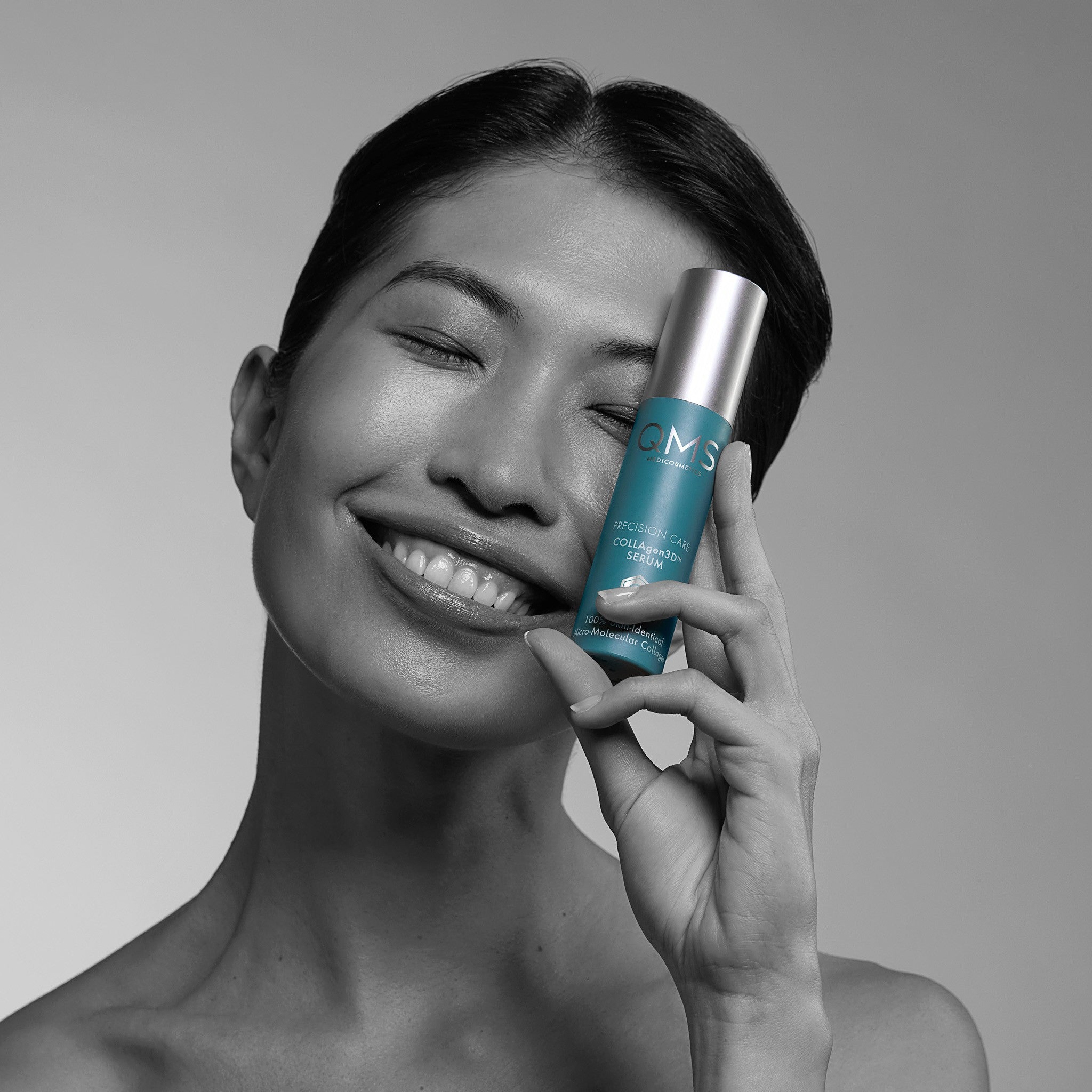 QMS Precision Care COLLAgen3D Serum mit Modell